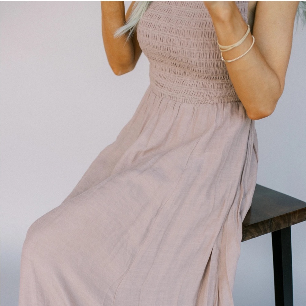 Cora Smocked Maxi Dress